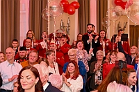 Kuerung 2025- 01-11 032  Jetzt gehts los - Die Kürung der Kinderprinzencrew 2025. Im ausverkauftem Saal des WYNDHAM Hotel Duisburger Hof wurden Prinz Phil II. , Prinzessin Mia I., Hofmarschall Yanick und Pagin Lea gekürt. : DVPJ, Holger II, Kinderprinz Phil II., Prinzessin, Mia I., Prinzessin Mia I., HDK, Duisburg, Karneval, Helau, Tollität, Event, Session 2024, Session 2025, Hauptausschuss, Gemeinschaft, Hauptausschuss Karneval Duisburg, Duisburg ist echt