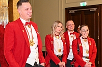 Kuerung 2025- 01-11 086  Jetzt gehts los - Die Kürung der Kinderprinzencrew 2025. Im ausverkauftem Saal des WYNDHAM Hotel Duisburger Hof wurden Prinz Phil II. , Prinzessin Mia I., Hofmarschall Yanick und Pagin Lea gekürt. : DVPJ, Holger II, Kinderprinz Phil II., Prinzessin, Mia I., Prinzessin Mia I., HDK, Duisburg, Karneval, Helau, Tollität, Event, Session 2024, Session 2025, Hauptausschuss, Gemeinschaft, Hauptausschuss Karneval Duisburg, Duisburg ist echt