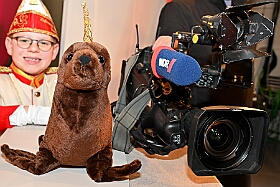 02 WDRDuisburg 2025-02-25 14  Zoo und WDR - Der Besuch vom Duisburger Zoo ist für uns schon ein muss. Seit Jahren ziert schon ein Zootier den Kinderprinzen-Pin, wie auch den Orden. In diesem Jahr ist es ja der Seehund. Es gab aber noch Koala und Delphin zu sehen. Und danach besuchten wir den WDR in Duisburg in der Lokalzeit Redaktion und dem Studio im Innenhafen. : DVPJ, Holger II, Kinderprinz Phil II., Prinzessin, Mia I., Prinzessin Mia I., HDK, Duisburg, Karneval, Helau, Tollität, Event, Session 2024, Session 2025, Hauptausschuss, Gemeinschaft, Hauptausschuss Karneval Duisburg, Duisburg ist echt