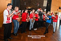 01 BuergEmpfRheinh 2025-02-29 01  Der Mittwoch vor Altweiber - Um 11.11Uhr starten wir an diesem Tag in Rheinhausen in der Erlöserkirche. Darin Finder der traditionelle Bügermeisterempfang Rheinhausens statt. Nicht weil unser Bus zum TÜV muss, nein wir fahren nach Neumühl zur DEKRA zum Prinzenwiegen. Prinz Holger II. und wir werden gegen Kartons voller Wurfmaterial aufgewogen. Abends dann noch mal in das IntercityHotel zum Prinzenempfang der Roten Funken, Tradition halt am Vorabend zu Altweiber. : DVPJ, Holger II, Kinderprinz Phil II., Prinzessin, Mia I., Prinzessin Mia I., HDK, Duisburg, Karneval, Helau, Tollität, Event, Session 2024, Session 2025, Hauptausschuss, Gemeinschaft, Hauptausschuss Karneval Duisburg, Duisburg ist echt