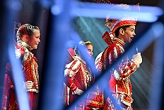 Kuerung Steinhof 2026-01-04 045  Unsere Kürung - Premiere - Im so genannten „Gürzenich“ von Duisburg, dem Steinhof in Huckingen fand am Sonntag, 4. Januar 2026, zum ersten Mal die Kürung einer Kinderprinzencrew statt. Wir sind nun als Prinz Juls I., Prinzessin Aileen I. mit Hofmarschall Sami und Pagin Paula der Stadt Duisburg 2026 inthronisiert. : DVPJ, Holger II, Kinderprinz Phil II., Prinzessin, Mia I., Prinzessin Mia I., HDK, Duisburg, Karneval, Helau, Tollität, Event, Session 2024, Session 2025, Hauptausschuss, Gemeinschaft, Hauptausschuss Karneval Duisburg, Duisburg ist echt