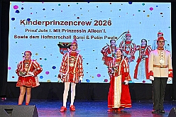 02 LebenshilfeSteinhof 2026-01-18 09  Kinderprinzentreffen und Lebenshilfe - Am Sonntagvormittag, 11.11 Uhr, 18.Januar, waren wir in Essen-Bredeney zum Kinderprinzentreffen des Festkomitees Essener Karneval. Von dort ging es in den Steinhof in Huckingen. Hier fand zum 15. Mal die restlos Ausverkaufte Integrative Karnevalssitzung mit Unterstützung des HDK statt. : DVPJ, no.6207 Press D, Toni I, Kinderprinz Juls I., Juls I., Prinzessin, Aileen I., Prinzessin Aileen I., HDK, Duisburg, Karneval, Helau, Tollität, Event, Session 2025, Session 2026, Hauptausschuss, Gemeinschaft, Hauptausschuss Karneval Duisburg, Duisburg ist echt